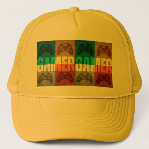 GORRA DE CAMIONERO CONTROLADOR DE VIDEOJUEGOS VINT
