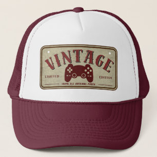 Gorra De Camionero Controlador Vintage Edición Limitada Piezas Origin