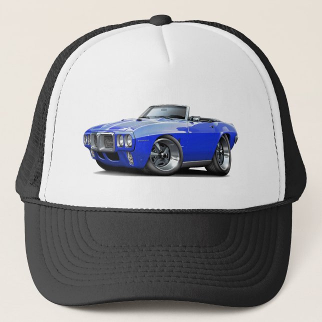 Gorra De Camionero Convertible azul 1969 de Firebird (Anverso)