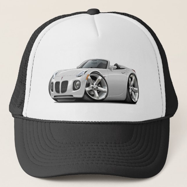 Gorra De Camionero Convertible blanco del solsticio (Anverso)