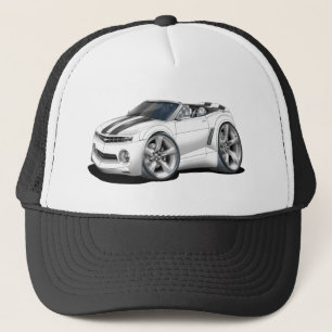 Gorra De Camionero Convertible Blanco-Negro 2012 de Camaro