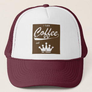 Gorra De Camionero Convierto café en KOM