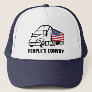 Gorra De Camionero Convoy del pueblo 2022 Apoyo a camioneros estadoun