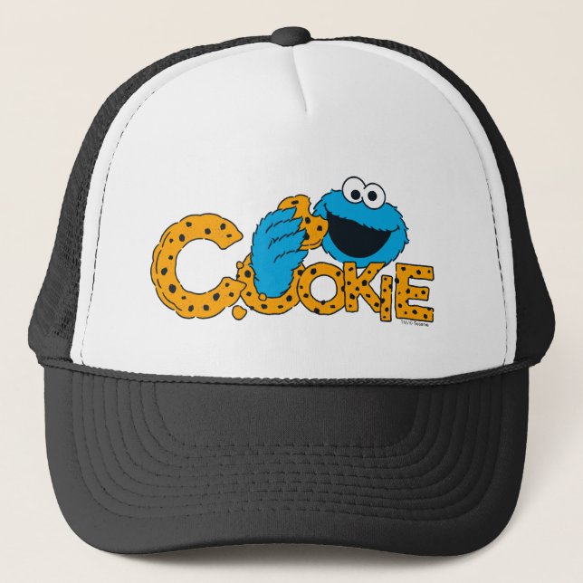 Gorra De Camionero Cookie Monster | Cookie! (Anverso)