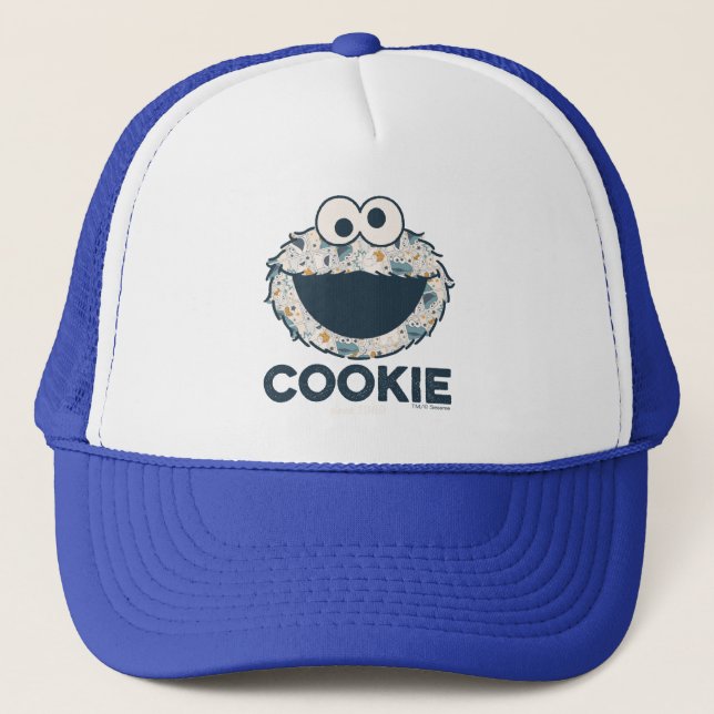 Gorra De Camionero Cookie Monster | Cookie desde 1969 (Anverso)
