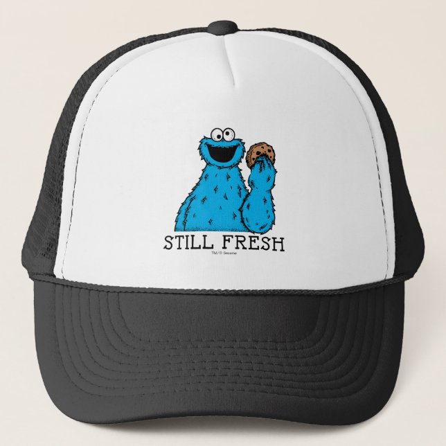 Gorra De Camionero Cookie Monster | Todavía Fresco (Anverso)