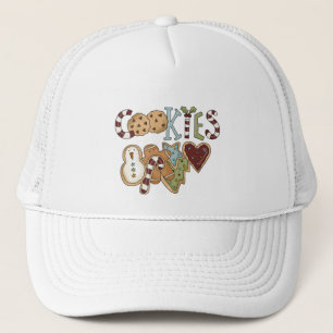 Gorra De Camionero Cookies para camisetas y regalos de Santa