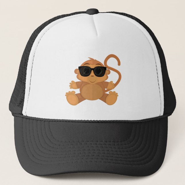 Gorra De Camionero Cool Monkey (Anverso)