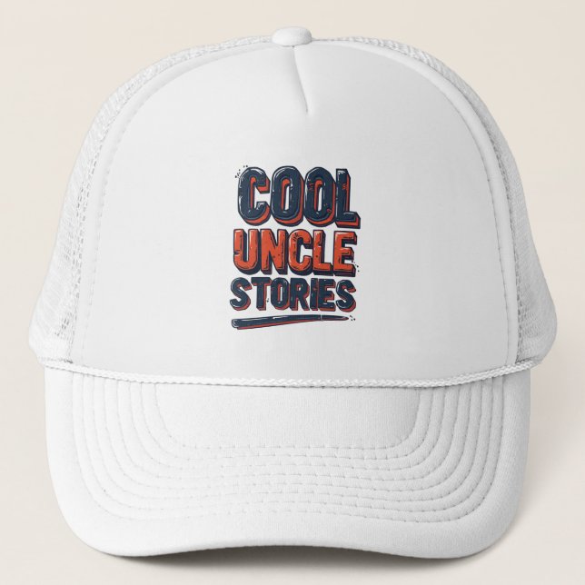 Gorra De Camionero Cool Uncle Stories Funny Family Saying (Anverso)