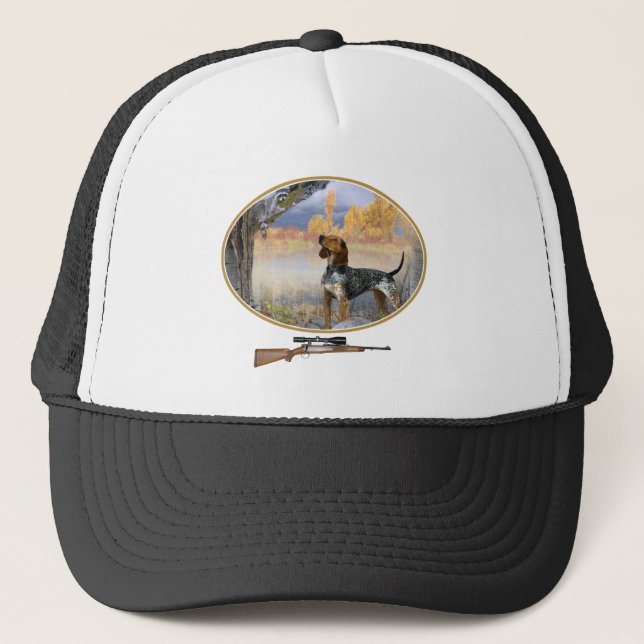 Gorra De Camionero Coon encima de una ropa del árbol (Anverso)