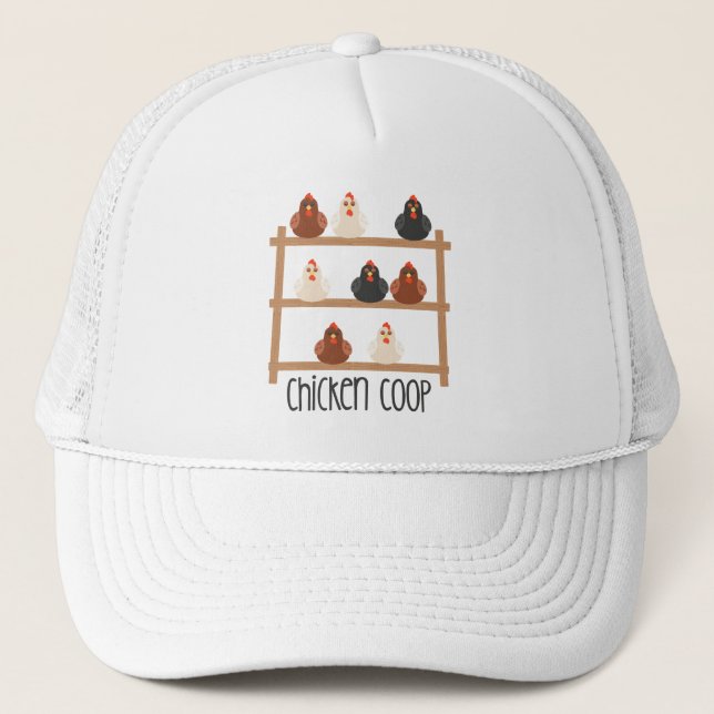 Gorra De Camionero Coop de pollo (Anverso)