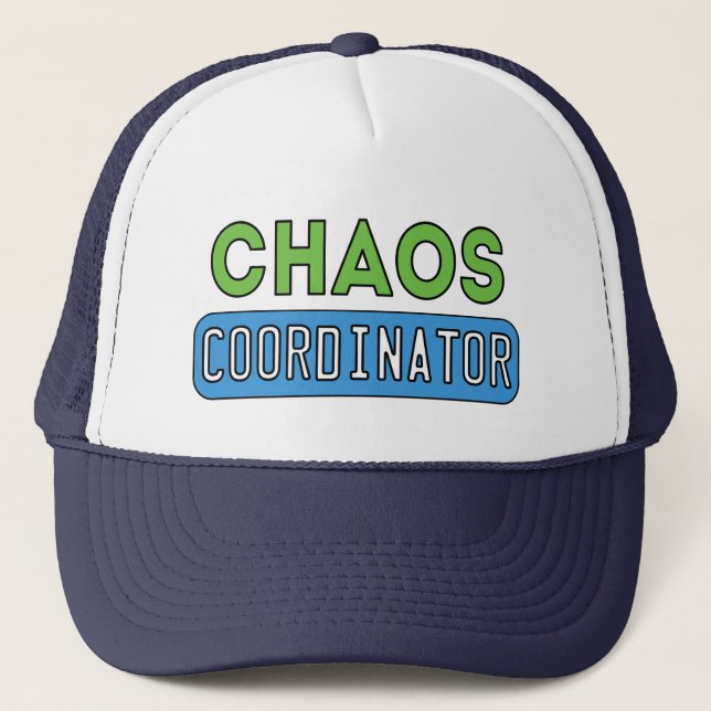 Gorra De Camionero Coordinador de Caos (Anverso)