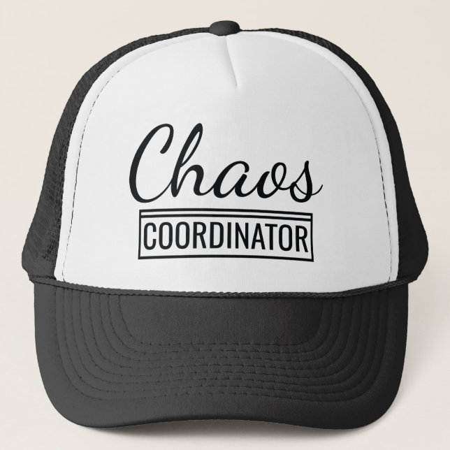 Gorra De Camionero Coordinador del caos (Anverso)