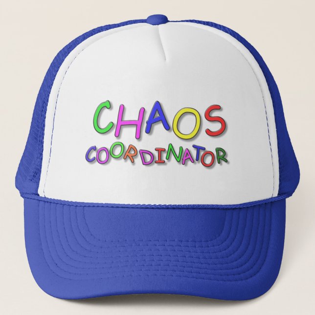 Gorra De Camionero Coordinador del caos (Anverso)