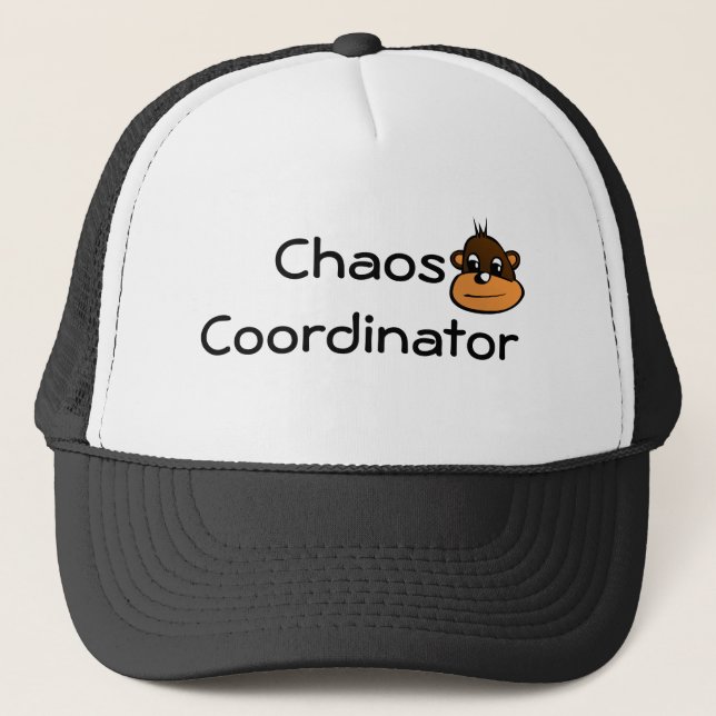 Gorra De Camionero Coordinador del caos (Anverso)