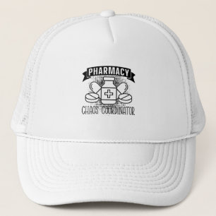 Gorra De Camionero Coordinador del Caos Farmacéutico Farmacéutico