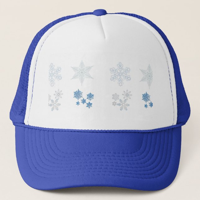 Gorra De Camionero Copos de nieve (Anverso)