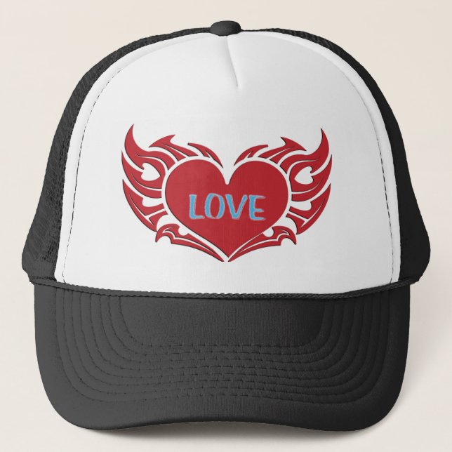 Gorra De Camionero Corazón alado (Anverso)