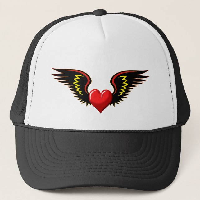 Gorra De Camionero Corazón alado (Anverso)