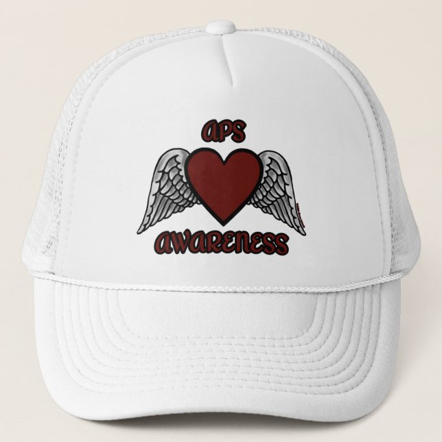Gorra De Camionero Corazón/Alas...APS (Anverso)