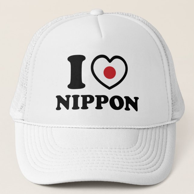 GORRA DE CAMIONERO CORAZÓN [AMOR] NIPPON (Anverso)