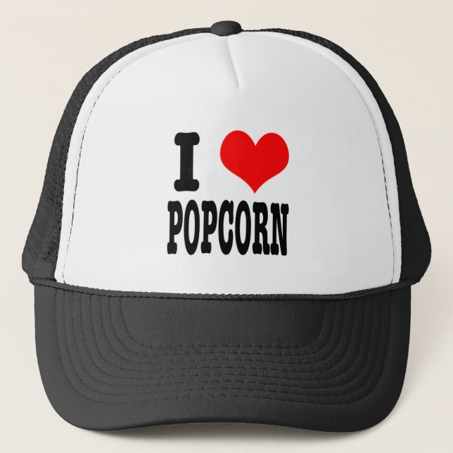 GORRA DE CAMIONERO CORAZÓN (AMOR) POPCORN (Anverso)