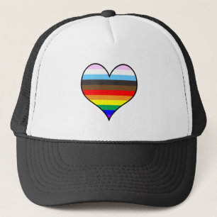 Gorra De Camionero Corazón arcoiris