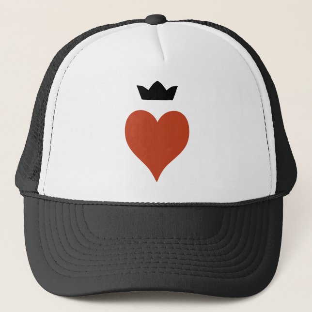 Gorra De Camionero Corazón con corona (Anverso)