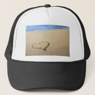 Gorra De Camionero Corazón Corazones Playa Arena Paraíso Tropical Des