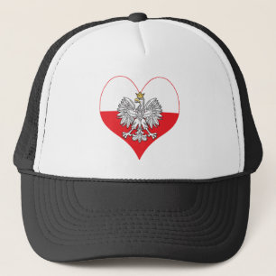 Gorra De Camionero Corazón de águila polaca