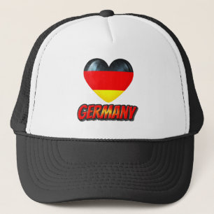 Gorra De Camionero Corazón de Alemania