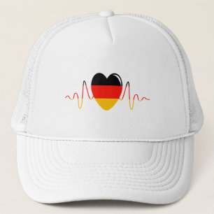 Gorra De Camionero Corazón de Alemania