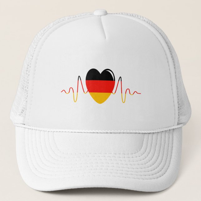 Gorra De Camionero Corazón de Alemania (Anverso)