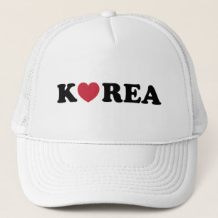 Gorra De Camionero Corazón de amor de Corea