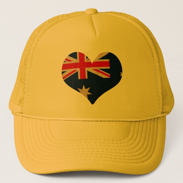 Gorra De Camionero Corazón de Australia (Anverso)