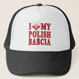 Gorra De Camionero Corazón de mi Babcia polaca