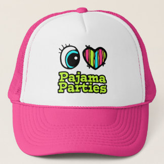 Gorra De Camionero Corazón de ojos brillante me encantan los Fiestas 