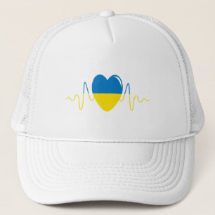 Gorra De Camionero Corazón de Ucrania