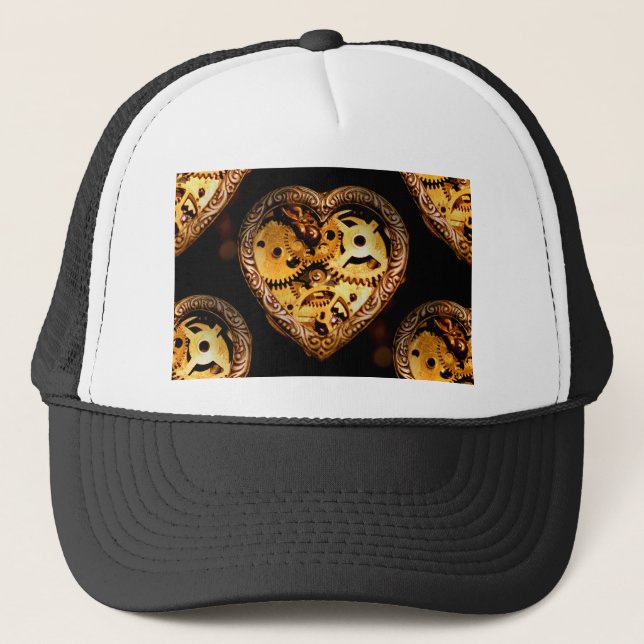 Gorra De Camionero corazón de vapor (Anverso)