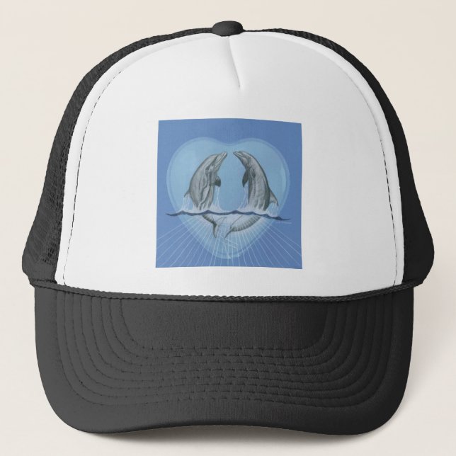 Gorra De Camionero Corazón del delfín (Anverso)