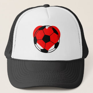 Gorra De Camionero Corazón del fútbol