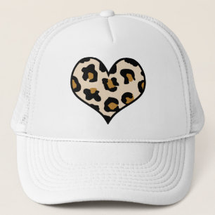 Gorra De Camionero Corazón del leopardo