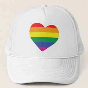 Gorra De Camionero Corazón del Orgullo Gay