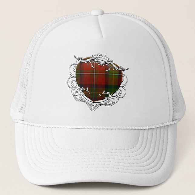 Gorra De Camionero Corazón del tartán de Boyd (Anverso)