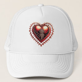 Gorra De Camionero Corazón Eterno - Un símbolo de amor y vida