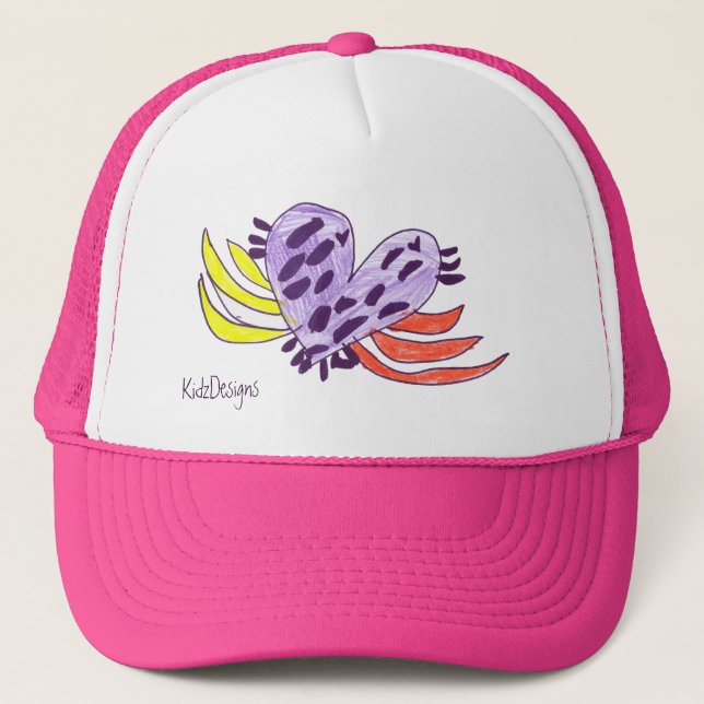 Gorra De Camionero Corazón flotante (Anverso)