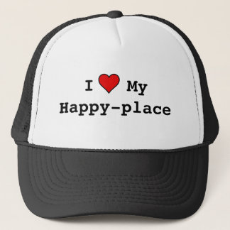 Gorra De Camionero Corazón I mi feliz-lugar