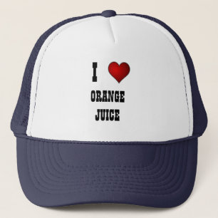 Gorra De Camionero corazón, I, ZUMO de NARANJA