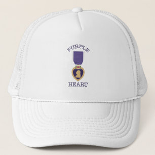 Gorra De Camionero Corazón morado
