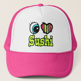Gorra De Camionero Corazón Ojo Brillante Me Encanta El Sushi